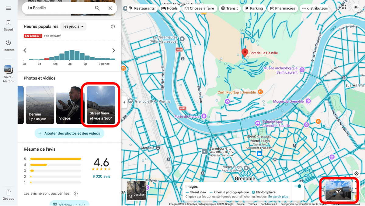 360° photo prioritisation on Google Maps