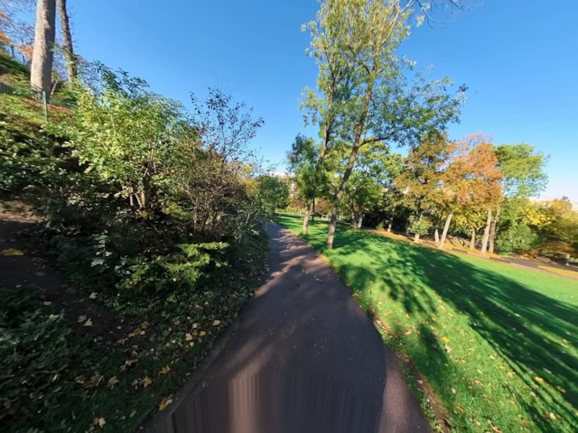 Chemin piétonnier traversant le Parc Frédéric Pic avec des arbres autour, Île-de-France, France.

Walking path through Parc Frédéric Pic with surrounding trees, Île-de-France, France.